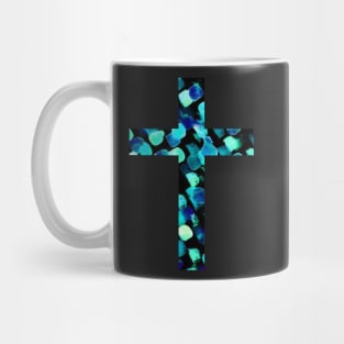 Polka Dots Easter Cross Design Mug